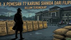 Mr. “X” Pemesan 77 Karung Sianida Belum Terungkap, Polda Gorontalo Tetapkan Tiga WNA Jadi Tersangka