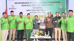 Bawaslu Provinsi Lakukan Silaturrahim dan Konsolidasi Demokrasi di DPW PKB Gorontalo