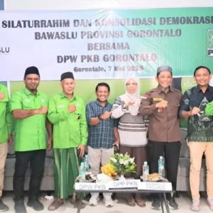 Bawaslu Provinsi Lakukan Silaturrahim dan Konsolidasi Demokrasi di DPW PKB Gorontalo