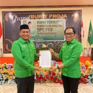 Struktur DPC PKB Kab.Gorontalo Terbentuk, Muhlis Serahkan Hasil Rapat Formatur Ke DPP