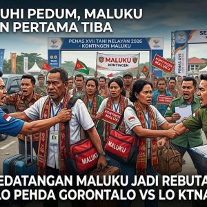 Tidak Penuhi Pedum Penas, Kontingen Maluku Jadi Yang Pertama Tiba di Gorontalo