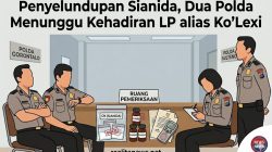 Penyelundupan Sianida, Dua Polda Menunggu Kehadiran LP alias Ko’Lexi