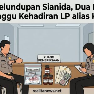 Penyelundupan Sianida, Dua Polda Menunggu Kehadiran LP alias Ko’Lexi