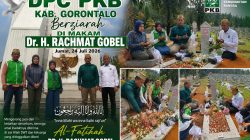 DPC PKB Kab. Gorontalo Ziarahi Makam Dr. H. Rachmad Gobel