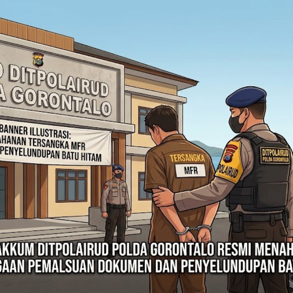 Sambil Memburu Pemilik, Penyidik Tahan Pelaku Pemalsuan Dokumen Dalam Perkara Penyelundupan Batu Hitam