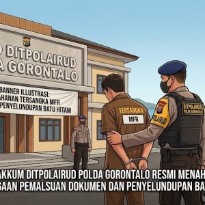 Sambil Memburu Pemilik, Penyidik Tahan Pelaku Pemalsuan Dokumen Dalam Perkara Penyelundupan Batu Hitam