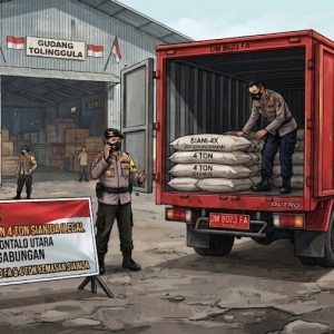 Orang Dekat Oknum Pejabat Diduga Akui Kepemilikan 80 Karung Sianida Di Tolinggula